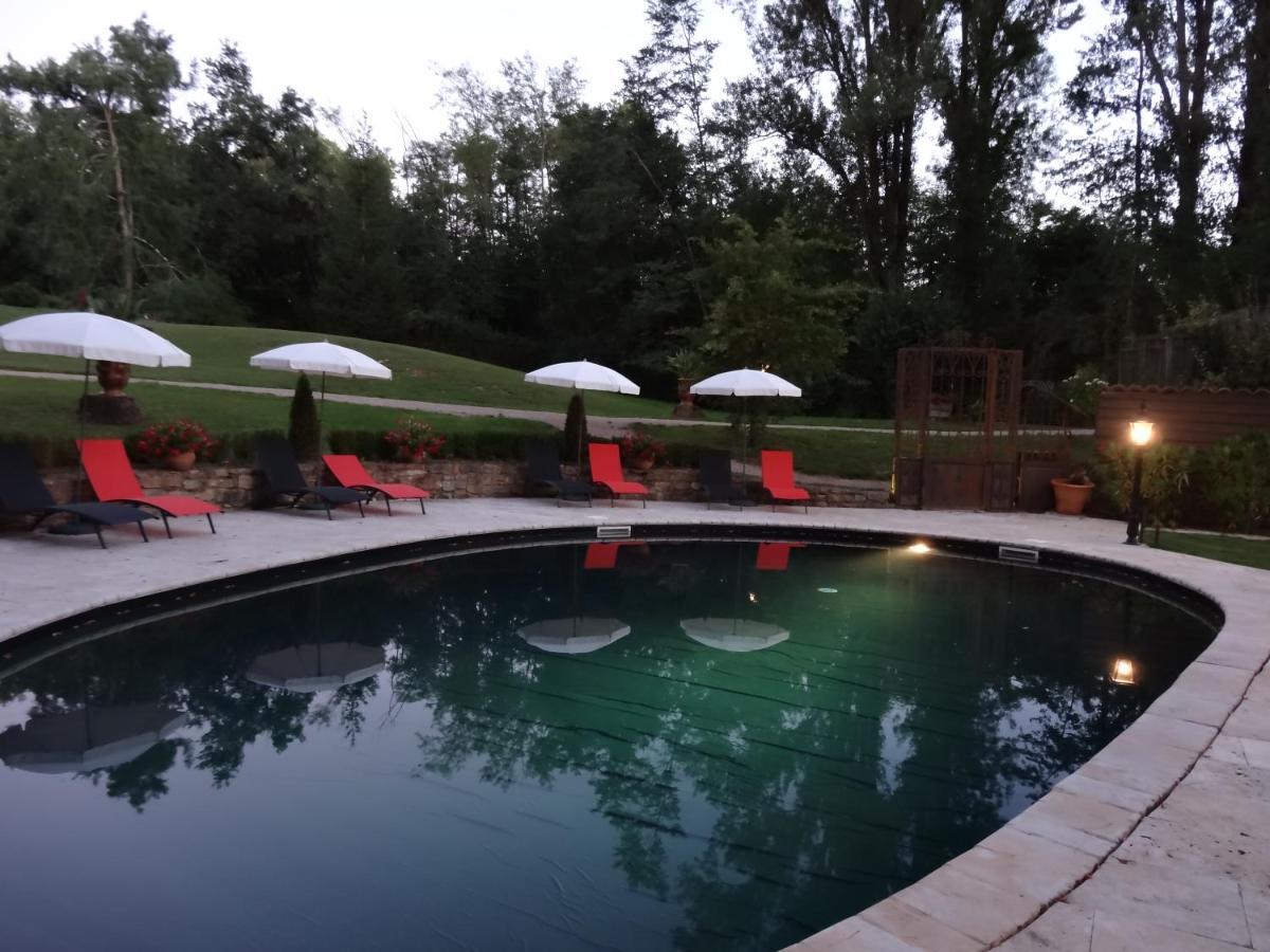 Hostellerie Restaurant Les Gorges De L'Aveyron Bruniquel ภายนอก รูปภาพ