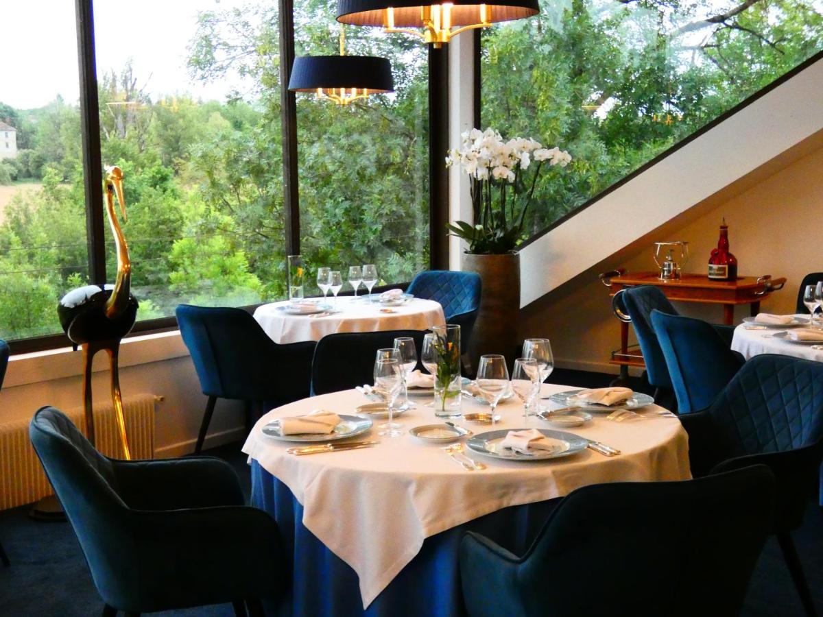 Hostellerie Restaurant Les Gorges De L'Aveyron Bruniquel ภายนอก รูปภาพ